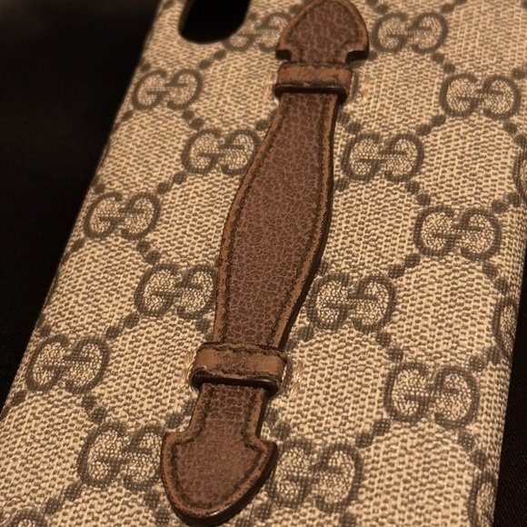 GUCCI PHONE CASE - IPHONE 10 XS MAX - BROWN - Picture 3 of 6